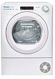 Candy Smart CSO H9A2DE-S, Secadora de Bomba de Calor, 9 kg, Wi-Fi + Bluetooth, instalación Gratuita, 60 x 60 x 85 cm, Color Blanco