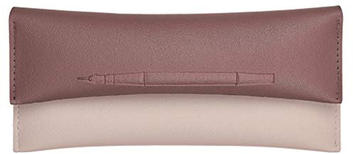 moses. Federmäppchen mit Designprägung | Stifte Etui aus Kunstleder| 2-Fächer-Mäppchen| Täschchen für Schreibutensilien | Schreiber