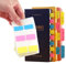 AVECMOI 420 Stück Selbstklebende Index-Tabs, 3 Größen Candy Colors Post-it, File Tabs Flags Farbige Leseregisterkarten Seitenmarker für Ordner, Buch, Papier, Notiz, Ordner