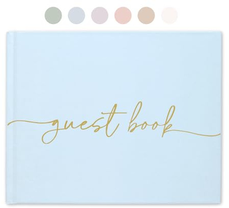 Lamare Wedding Guest Book – Polaroid Guest Book for Wedding Reception, Baby Shower, Birthday, Bridal Shower and Special Event Guestbook – A Stylish Sign in Book for Party - Blank Page