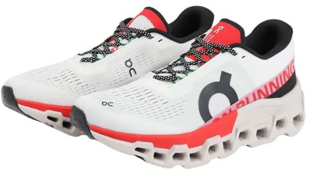 On Cloudmonster 2 Herren-Sneaker, Ivory/Silver, 44 EU