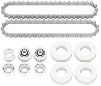 ANTOBLE Parti di ricambio per la pulizia della piscina, 9985006-R2 Tracks 6101611-R4 anelli da arrampicata e ruote guida 3884997-R6 kit di riparazione per Maytronics Dolphin Nautilus CC Plus Robot