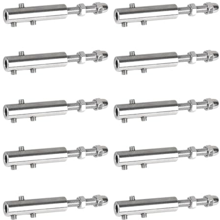 Tendeur de Câble | Tendeur à Câble en Acier Inoxydable Type Ridoir | Kit de 10 Pièces pour Câbles Légers Treillis Jardin Grimpantes Extérieur Balustrades