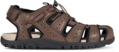 Geox Jungen Uomo Strada B Sandalen, Braun, 40 EU