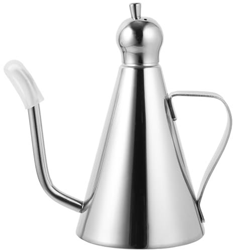 Pichet à huile d'olive en acier inoxydable avec couvercle amovible 350 ml, Acier anti-rouille, é, Größe 1
