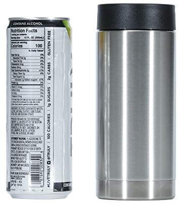 Gteller Can Insulator, Double Wall Stainless Steel Insulated Can Cooler, Beer Bottle Holder 12oz 14oz 17oz/16oz (12oz Skinny)