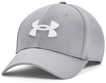 Under Armour Men's Blitzing Low Stretch Fit Cap - Steel / / White - M/L