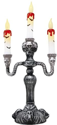 FIESTAS GUIRCA Candelabro de Halloween con Luz