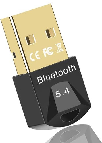 Adattatore Bluetooth USB 5.4, Chiavetta Bluetooth per PC Stampanti, laptop compatibile Altoparlanti Ecc, Compatibile Con Windows 11, 10, 8.1, 7