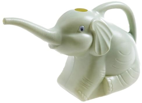 Annaffiatoio a forma di elefante da 2 litri con bocca lunga, beccuccio lungo, annaffiatoio in plastica per piante da interno, dispositivi per annaffiare le piante, annaffiatoio per piante con