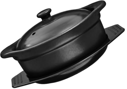 GLEAVI Casseruola in Ceramica Per Stufati Pentole Da Cucina Per Zuppe Casseruola in Ceramica Per Brasare Pollo e Cucinare Porridge