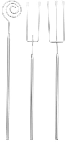 Hohopeti Tenedores para Fondue de Acero Inoxidable para Chocolate Queso y Hot Pot Herramientas Cocina Resistentes y Aptos para Máquina Lavar Loiça Utensilios Cocina Versátiles y Fáciles de