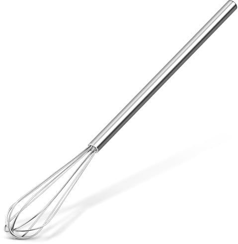 Ershyi Mini Whisk, Stainless Steel Small Hand Whisk & Egg Beater for Blending, Beating, Stirring, Cooking and Baking