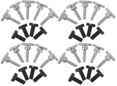 LOLIPPYY 60 Pezzi Viti Fissaggio Aghi e Piedino per Macchina da Cucire Viti Metallo Testa Grande per Riparazione e Manutenzione Kit Accessori Presser Screw Replacement Strumenti Stabili per