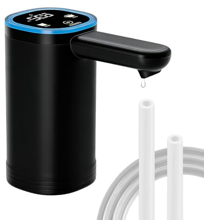 Controsoffitto per distributore d'acqua - Touchscreen portatile, strumento automatico per bicchieri ricaricabili tramite USB | Campeggio Picnic Tenda da esterno Tavolo Cucina di casa RV Uffici Riunion