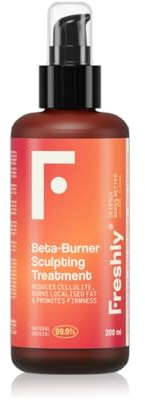 Freshly Cosmetics - Beta-Burner Sculpting Treatment - Crema Anticelulítica - Crema Corporal 200ml - Fórmula Natural para Piel Más Suave y Elástica