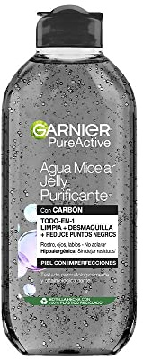 Garnier SkinActive Agua Micelar Jelly Carbón, 400ml