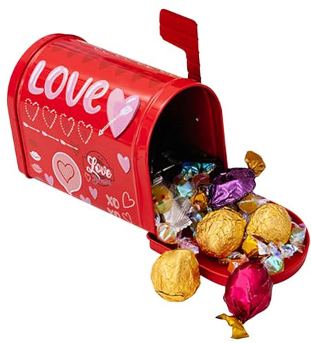 Valentinstags-Briefkasten für Kinder, Dekoration für Zuhause, Valentinstag, Weißblech, Valentinstags-Grußkarten, Klassenzimmerpreis (A)