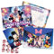 Clvsyh Minnie Mouse Einladungskarten Mit Karten Kuverts Aufkleber, Minnie Party-Einladungskarte Set, Cartoon Einladungskarten Kindergeburtstag Für Junge Madchen Partyeinladungen