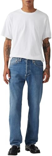 Levi's 501 Original Fit Vaqueros, Never Settle Stretch, 34W / 32L para Hombre