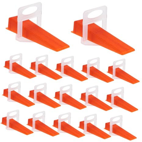 BAZEITFLOW 200 Pièces Artefact de mise à niveau pavage carrelage système Outil de nivellement de carreaux Clips de nivellement de carreaux pince à niveler les carreaux pince à carreaux pp