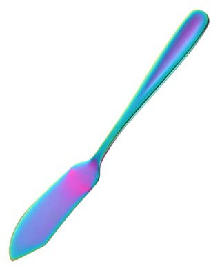 LAPYAPPE Cuchillo De Mantequilla De Acero Inoxidable Para Limpiar Mermelada Cortador De Queso Multiusos Para Untar Mantequilla y Mermelada Panes y Tostadas