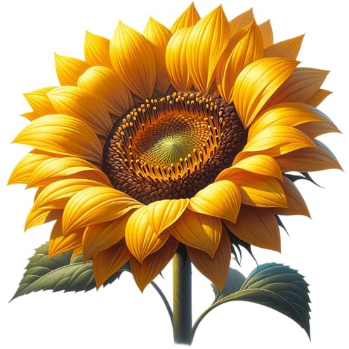 Sunflower Vinyl Decal Stickers, Cover Marks, Floral Wall Decor 20cm 7cm | Opaque Finish, No White Edges, Weatherproof, UK Manufactured, Sun Flowers, For Home & Garden, Use on Walls, Windows and Mug