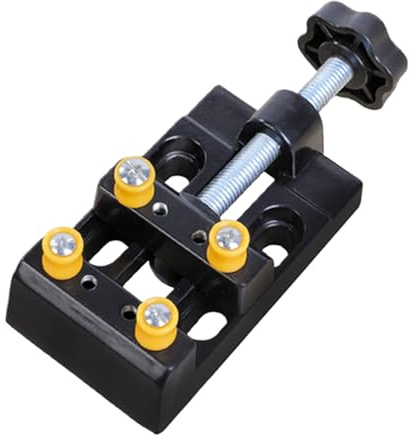 Mini Torno De Banco, Herramienta Multifuncional Portátil De Precisión Para Tallado De Joyería, Herramienta De Sujeción De Tornillo De Banco Para Mesa De Trabajo DIY, Para Tallado De Joyería Reparación