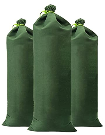 SMEXXY Sacchi di sabbia per inondazioni, confezione da 10 sacchetti di sabbia per inondazioni, 25 x 70 cm, per inondazioni in tessuto non tessuto, per porte e finestre, protezione dalle inondazioni