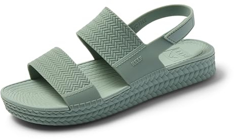 Reef Water Vista Womens Platform Sandal, Water Friendly, Adjustable Strap, Frosty, 6