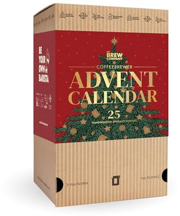 Coffee Advent Calendar 2025 for Men & Women - Experience 25 Finest Coffees of The World | Christmas Calendar for Adults | Christmas Coffee Gifts for Men & Women with Unique Coffeebrewers