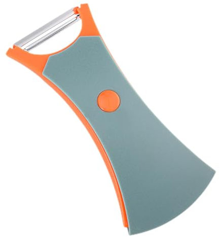 Oldmoom Grattugia frutta e verdura, pelapatate da cucina – Frutta a doppia testa, pelapatate | Pelapatate rotante antiscivolo, multifunzionale, utensile da cucina ergonomico per patate, carote