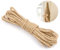 Corde de chanvre - 4 mm x 5 m - Corde en jute naturelle - Corde de jute - Pour le jardin, le bricolage, les emballages et la décoration