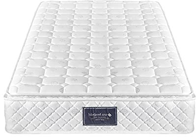 Fjädermadrass, 7 zoner kallt skum, hårdhetsgrad H3, 25 cm höjd, Oeko-Tex-certifierad, andningsaktiv och allergivänlig – optimalt stöd för rygg (90 x 200 cm)