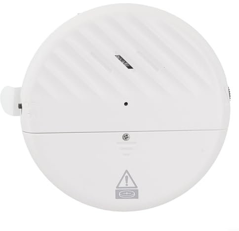 HomeVortex Sensore di vibrazione, sensore di allarme per porte, 125 dB, forte e sottile, rilevatore di rottura del vetro, per proteggere porte e finestre da intrusioni (bianco)
