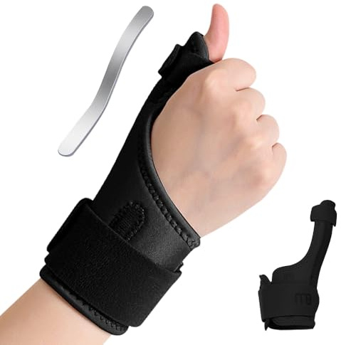 XFSRG Tutore Polso Tendinite Tutore Pollice Regolabile Entrambe le Mani Polsiera Tunnel Carpale Polsiera Elastica Supporto per Polso Destro Sinistro Leggero Tunnel Carpale per Sport Fitness