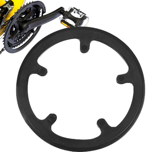Teksome Protector de Cadena de Bici - Protector Cubierta de Cadena para Bicicleta - Cubre Marcos 40 Dientes 5 Agujeros Protector para Ciclismo de Montaña Descenso Infantil