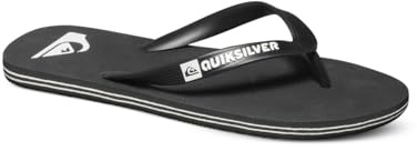 Quiksilver - Molokai - Flip-Flops for Men, Zapatos de playa y piscina Hombre, Schwarz (Black/Black/White Xkkw),