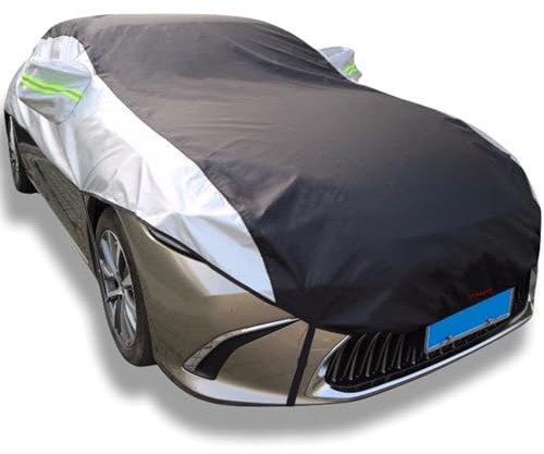 Funda de Coche para Mercedes GLE|Protector UV para el Sol,la Lluvia y el Polvo,protección contra Todo Tipo de Clima,Transpirable con Tira Reflectante