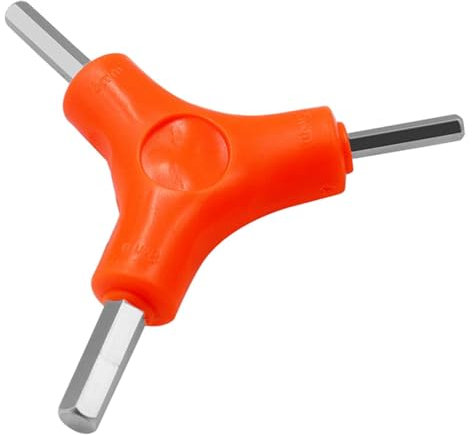 Llave hexagonal bi-ke en forma de Y | Llave triangular multifuncional de 3 vías | Herramienta combinada de llave Allen de acero de 3 mm, 4 mm, 5 mm para reparaciones de bicicletas