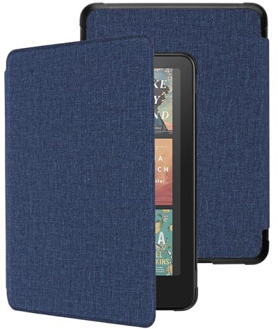 WALNEW Hülle für 7 Kindle Paperwhite (12. Generation) - 2024 und Kindle Colorsoft Signature Edition (1. Generation), Dünne PU-Schutzhülle mit Auto Sleep/Wake Funktion