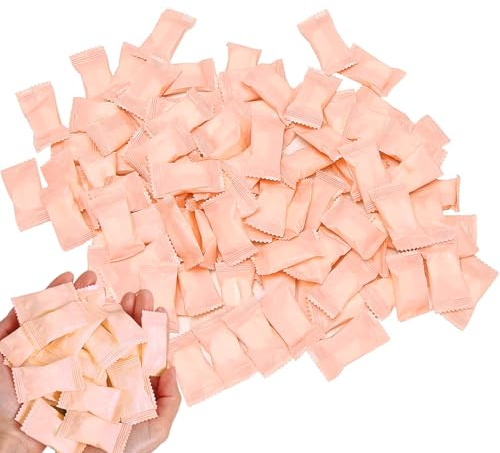 100 Piezas Toalla Comprimida Desechable, Mini Toallas Comprimidas Desechable en Pastillas PortáTiles para Viajes, Hogar, Actividades al Aire Libre