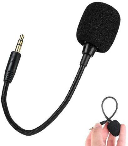 Microfono di ricambio da 3,5 mm staccabile per cuffie, perfetto per giochi, streaming e comunicazione