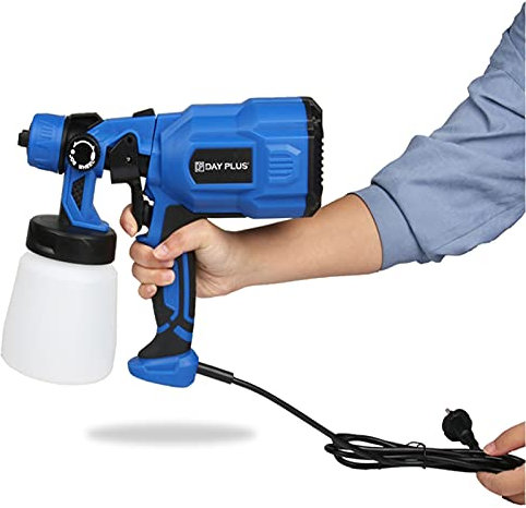 Paint Sprayers for Fencing and Decking 550W Electric Spray Gun for Walls Painting Garden Fence Sprayer HVLP HandHeld Paint Sprayer with 3 Spray Patterns & 800ml Container 100-450ml/min, for Home DIY