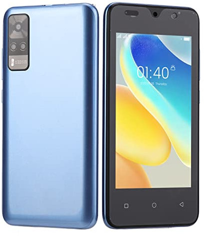 Goshyda Android Unlocked Cell Phones, Y53S 5.45in FHD Screen Dual SIM Face Unlocked Mobile Phone, 2GB RAM 32GB ROM Ultra Thin Smartphone, 128G Expansion, 2800mAh, Dual Camera, Bluetooth(Light Blue)