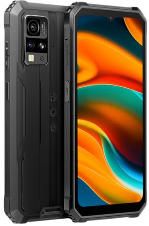 Blackview BV4800 - Outdoor Handy 4G - Display 6,56 Zoll - Helio A22 Prozessor - 3 + 64 GB - Smartphone mit Langlebigem Akku 5180 mAh - Handschuhmodus - Schwarz