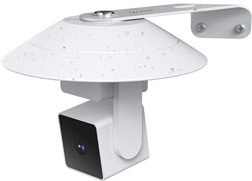 Gcioii Weatherproof Protective Cover and Mount for WYZE Cam Pan V3(1 Pack White，Camera not Included)