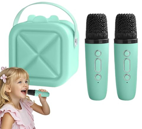 Appareils de karaoké : combinaison de haut-parleurs pour microphones mobiles, audio sans fil, spectacle de lumière colorée, équipement de chant, effets sonores, lecteur de musique portable