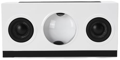 ZASCHMOY Altoparlante Bluetooth Ferrofluid – Potente Altoparlante Fluido Magnetico per Bassi con Luci LED, Sveglia Intelligente, Bluetooth 5.3, compatibilità USB e Scheda di Memoria (WHITE)