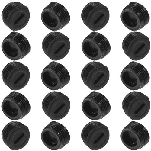 Uonlytech 10 Paia Cappucci per Spazzole in Carbonio per Trapano Elettrico e Motosega, Plastico Resistente a Urti e Deformazioni, Accessori per Utensili Rotanti